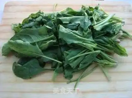Make A spinach lily step 1