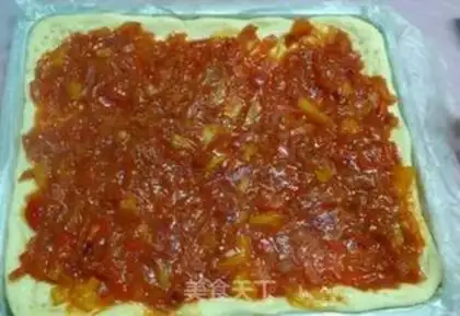 Make Delicious pizza seafood step 15