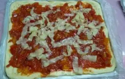 Make Delicious pizza seafood step 16
