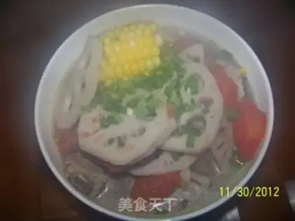 Make The soup of the veggies step 2