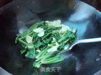 Make A spinach lily step 6