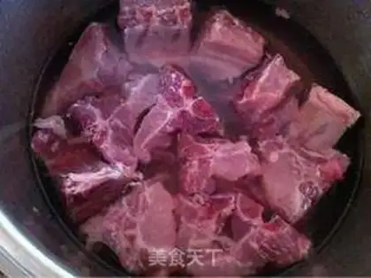 Make Red burn ribs step 1