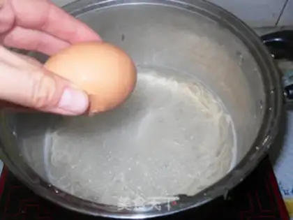 Make Pumpkin egg noodles step 2