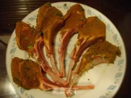 Make Mango mint lamb chop step 2