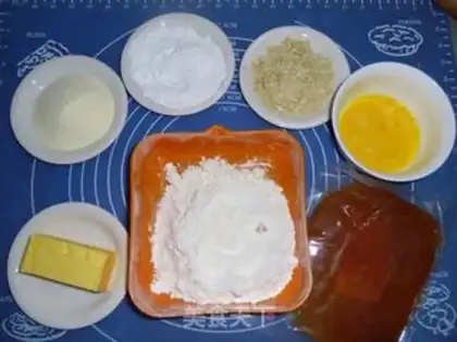 Make Almond peaches step 0