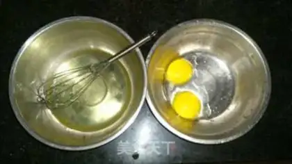 Make Coconut steam cake step 1