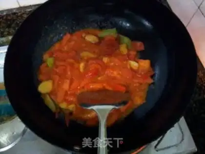 Make Tomato fish tofu soup step 5