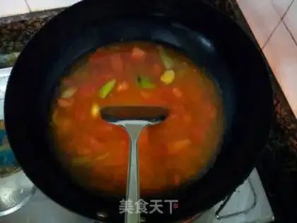 Make Tomato fish tofu soup step 6