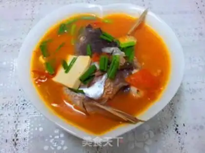 Make Tomato fish tofu soup step 9