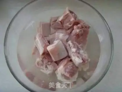 Make Plum sauce evaporated ribs step 1