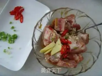 Make Plum sauce evaporated ribs step 4