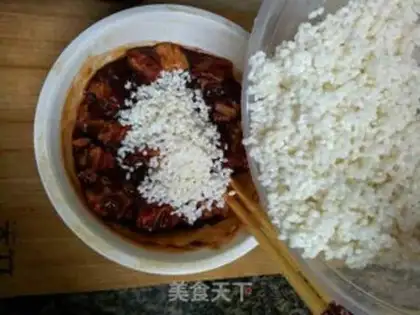 Make Herbal rice ribs step 5
