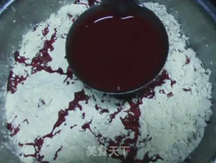 Make Pig blood cake step 6