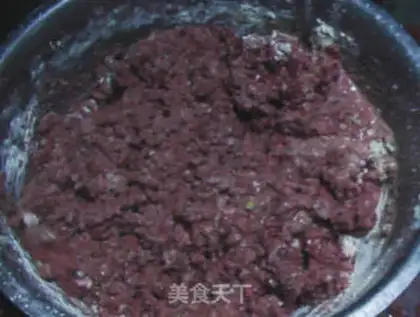 Make Pig blood cake step 7