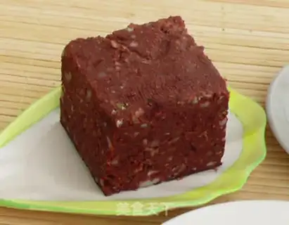 Make Pig blood cake step 9