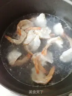 Make Shrimp jade pearl noodles step 8