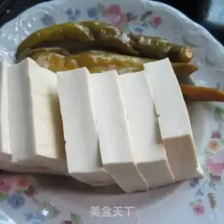 Make Sour pepper tofu step 0