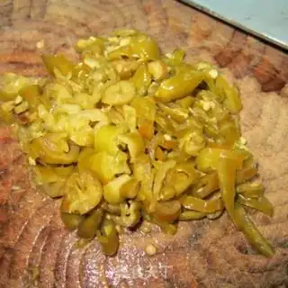 Make Sour pepper tofu step 1