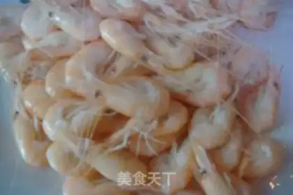 Make White, fried shrimp step 3