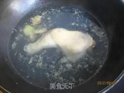 Make Frozen hand tore chicken step 4