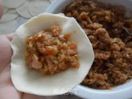 Make radish meat dumplings step 7