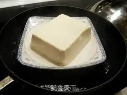 Make Tofu with mushrooms step 1