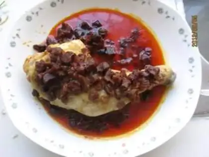 Make Frozen hand tore chicken step 9