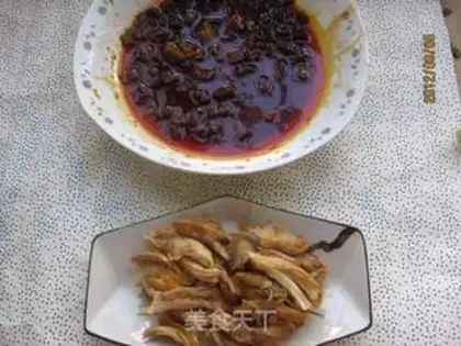 Make Frozen hand tore chicken step 10