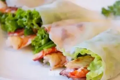Make ♪ And spring rolls ♪ step 5