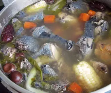 Make Corn chicken soup step 6