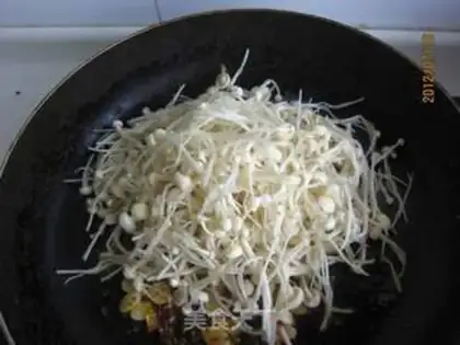 Make cucumber golden egg dry step 3