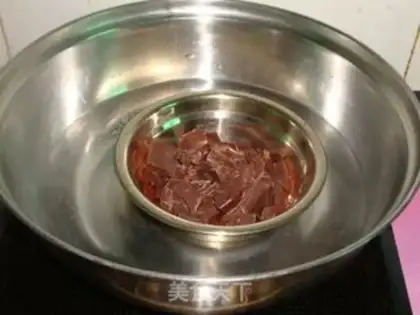 Make Chocolate fruit mousse step 21