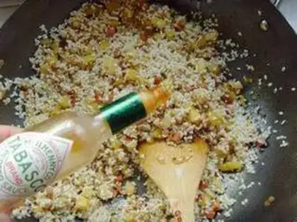 Make Potato rice step 16