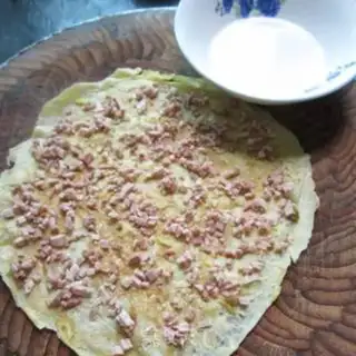 Make Potato onion egg rolls step 3