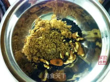 Make Almond walnut sesame paste step 4