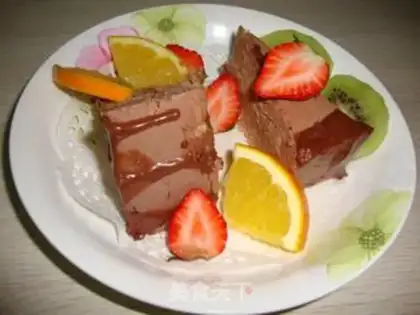 Make Chocolate fruit mousse step 34