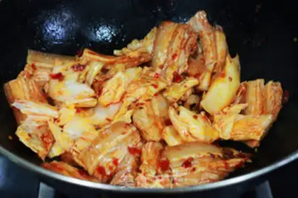 Make Spicy cabbage step 7
