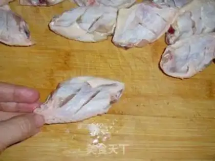 Make Tea chicken wings step 1