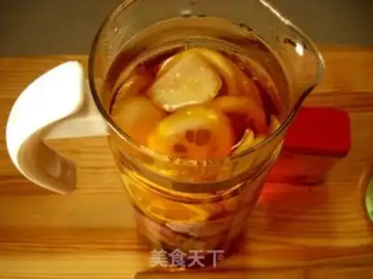 Make Honey lemon tea step 7