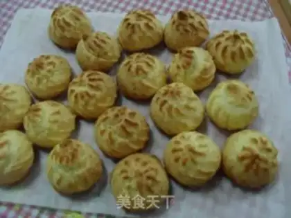 Make Fresh milk puff step 9