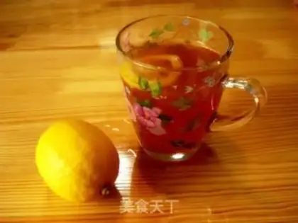 Make Honey lemon tea step 9
