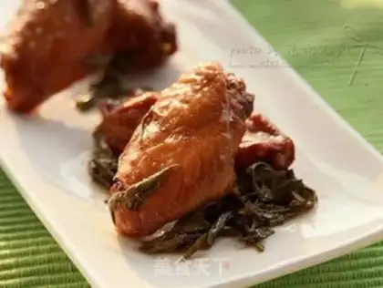 Make Tea chicken wings step 8