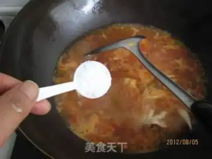 Make Tomato crab soup step 10