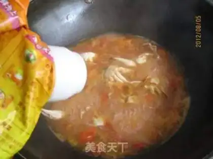 Make Tomato crab soup step 11
