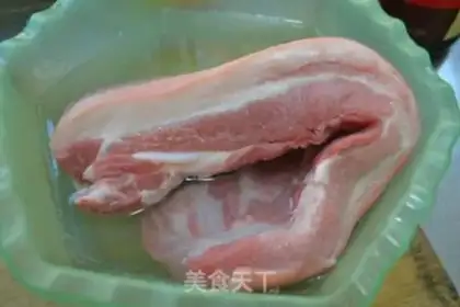 Make Siamese meat and meat step 1