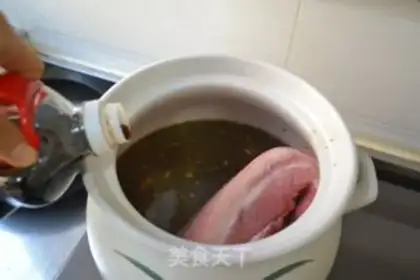 Make Siamese meat and meat step 4