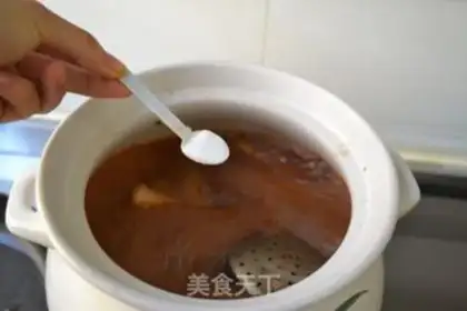 Make Siamese meat and meat step 8