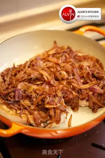 Make Caramel onion pork chops step 4