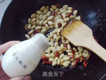Make Spicy peanuts step 9