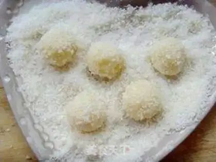 Make Protein coconut ball step 8